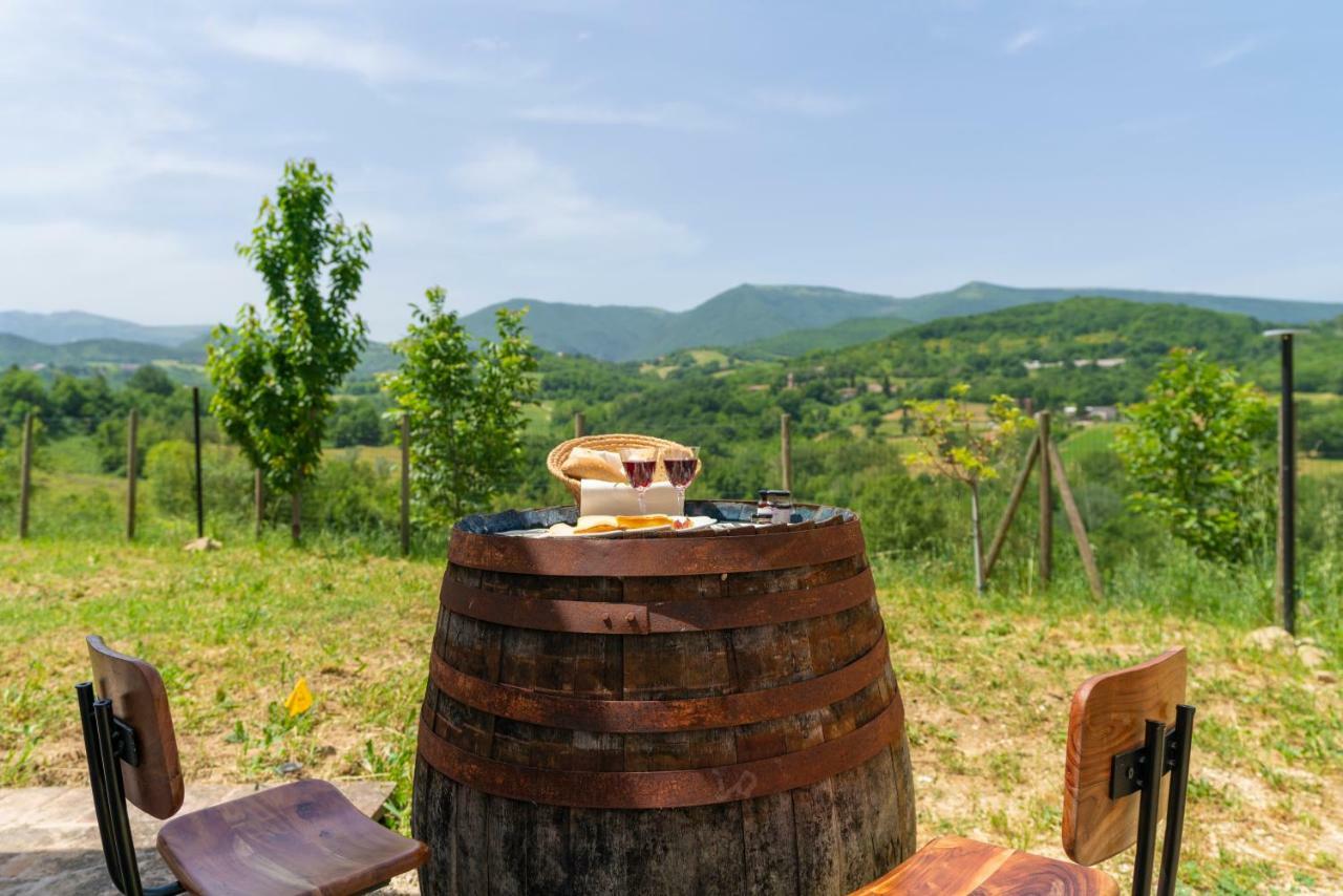 Gasthaus Azzurro Di Vallepietra Camporotondo di Fiastrone Exterior foto